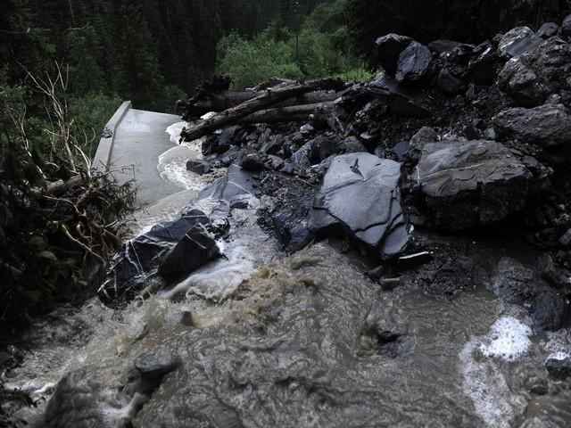 De violents orages ont provoqué de gros dégâts en Suisse centrale. [keystone]