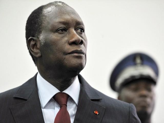 Alassane Ouattara, le président soutenu par la plupart des capitales occidentales. [Issouf Sanogo / AFP]