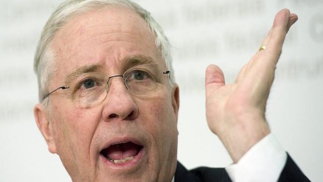 Christoph Blocher est-il vraiment l'homme de la situation? [Peter Schneider / Keystone]