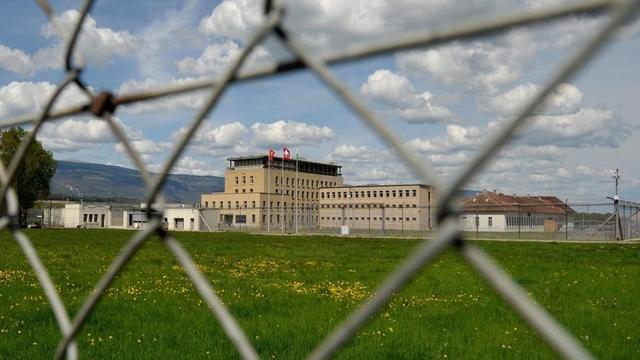 Les Etablissements de la plaine de l'Orbe appelés aussi prison de Bochuz, à Orbe (VD). [Dominic Favre - Keystone]