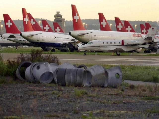 Swissair a disparu il y a 10 ans. [Keystone / Steffen Schmidt]