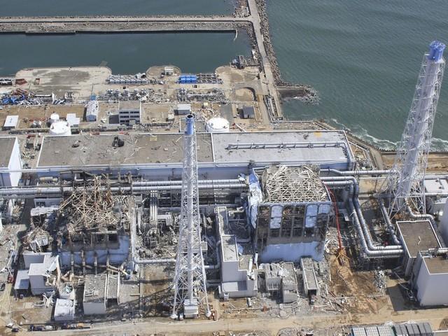 La centrale de Fukushima (après l'accident) [AP Photo/AIR PHOTO SERVICE]