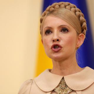 La condamnation de Ioulia Timochenko affecte l'image de l'Ukraine. [Alexander Zemlianichenko - Keystone]
