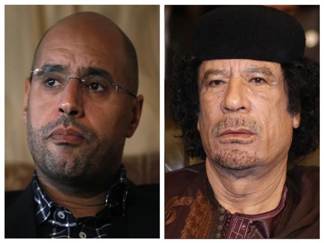 Mouammar Kadhafi et son fils Seif al-islam font l'objet d'un mandat de la CPI. [Reuters]