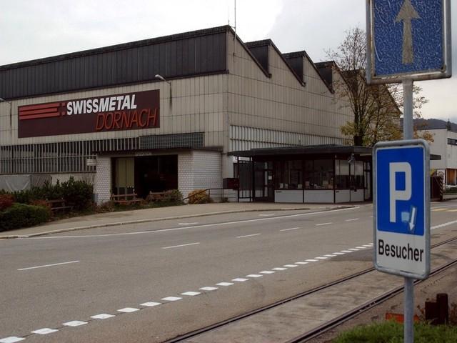 Les banques on fait fermer le dépôt de Swissmetal, à Dornach, dans le canton de Soleure. [Keystone / Markus Stuecklin]