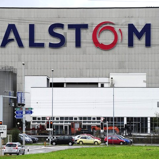 L'entreprise française Alstom a été condamnée à payer deux millions et demi de francs en Suisse. [KEYSTONE/ Steffen Schmidt]