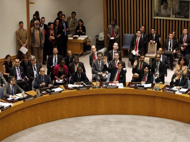 Le Conseil de sécurité de l'ONU, à l'heure du vote hier soir à New York. [Jessica Rinaldi - Reuters]