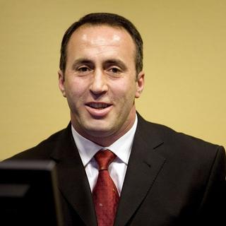 L'ancien premier ministre du Kosovo Ramush Haradinaj va être rejugé par le TPI. [Pool News/ Reuters]