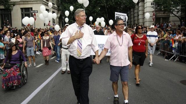 Dimanche, les premiers mariages gays à New York. [Reuters]