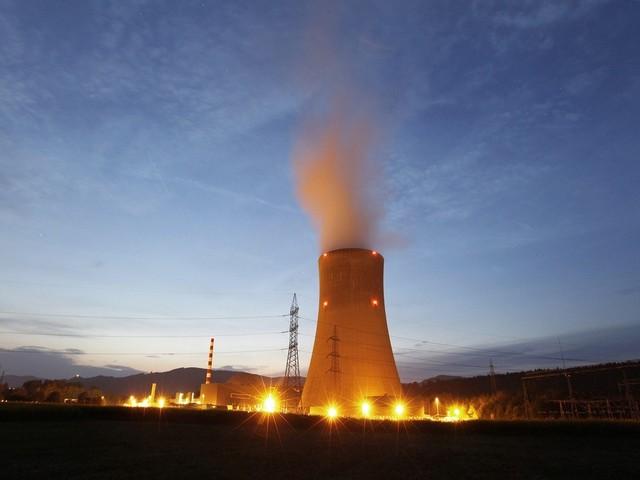 L'actuelle centrale nucléaire de Gösgen photographiée le 23 avril dernier. [Peter Klaunzer - Keystone]