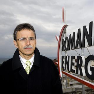 Pierre-Alain Urech, directeur général du groupe Romande Energie. [Jean-Christophe Bott]