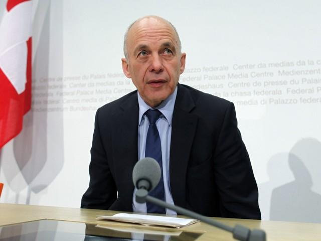 Le ministre des sports, Ueli Maurer. [Ruber Sprich, Reuters.]