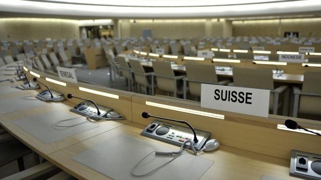 Les votes de la Suisse à l'ONU décortiqués par une équipe universitaire. [Martial Trezzini - Keystone]