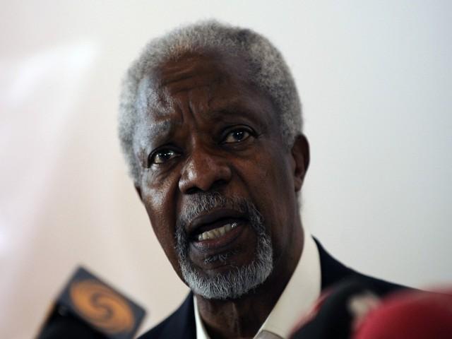 Kofi Annan, émissaire des Nations Unies et de la Ligue arabe en Syrie. [Stringer Turkey / Reuters]