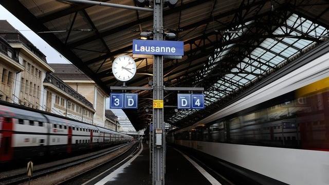 La gare de Lausanne bénéficiera des nouveaux investissements pour le rail. [Dominique Favre - Keystone]