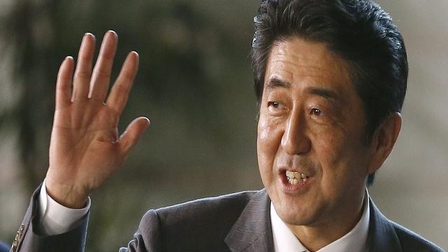 Le nouveau premier ministre japonais, Shinzo Abe. [Shizuo Kambayashi / AP Photo / Keystone]