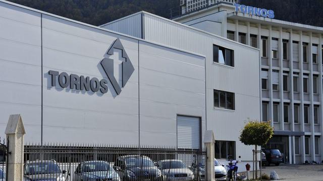 Le fabricant de machines Tornos boucle le premier trimestre avec une perte nette de 1,2 million. [Georgios Kefalas / Keystone]