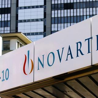 Le siège de Novartis à Bâle. [Steffen Schmidt / Keystone]