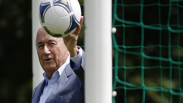 Le président de la FIFA, Sepp Blatter. [Michael Buholzer/Reuters]