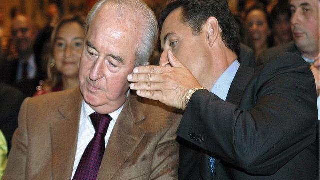 Nicolas Sarkozy était le porte-parole d'Edouard Balladur en 1995. [keystone]