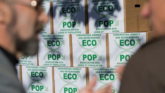 L'initiative Ecopop a été déposée à la Chancellerie fédérale. [Marcel Bieri - Keystone]