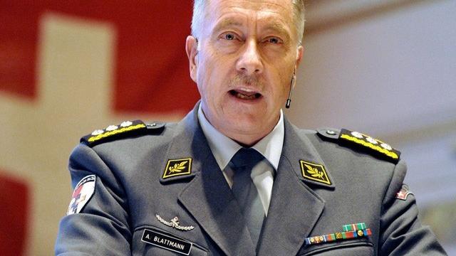 André Blattmann souhaite que les moyens financiers soient équilibrés entre les corps d'armée. [Keystone]