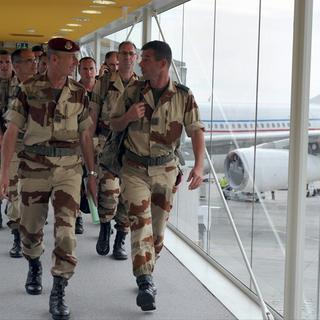 Retour en France de soldats engagés au Mali. [Eric Cabanis - AFP]