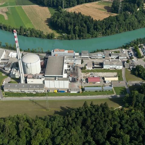 La centrale nucléaire de Mühleberg. [Alessandro Della Bella - Keystone]