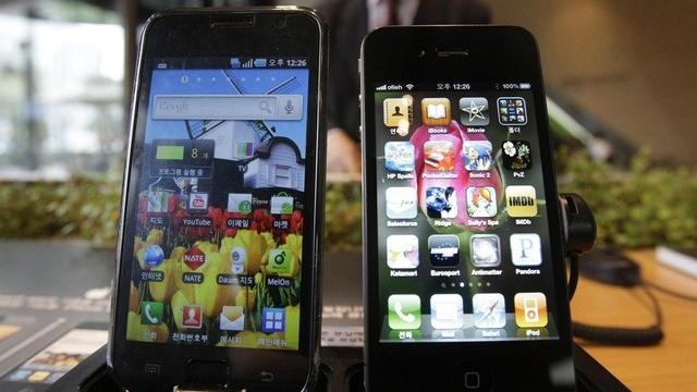 La guerre entre Apple et Samsung semble tourner en faveur de ce dernier. [Ahn Young-joon / AP Photo]