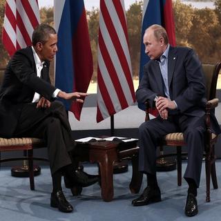 Barack Obama et Vladimir Poutine se sont entretenus dans parvenir à s'entendre sur la Syrie. [Kevin Lamarque - Reuters]