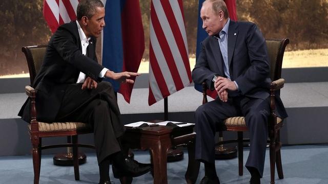 Barack Obama et Vladimir Poutine se sont entretenus dans parvenir à s'entendre sur la Syrie. [Kevin Lamarque - Reuters]