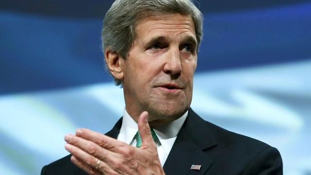 Le secrétaire d'Etat américain John Kerry a dénoncé la répression policière lors des manifestations. [Mark Wilson - Getty Images North America / AFP]