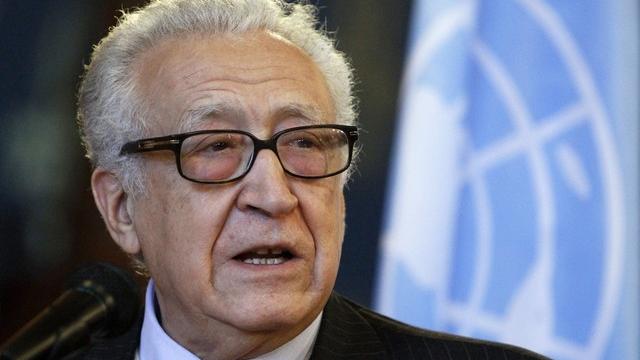 Lakhdar Brahimi. [Sergei Karpukhin/Reuters]