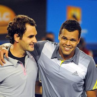 Le match entre Roger Federer et Jo-Wilfried Tsonga a duré plus de trois heures et demie. [Joe Castro - EPA / Keystone]