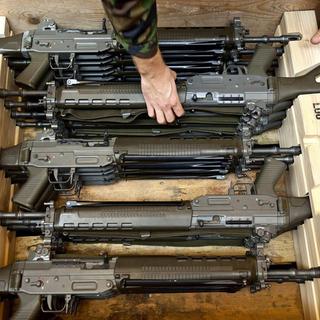 La Confédération a autorisé en 2012 une entreprise suisse à vendre des armes à la Corée du Nord. [Gaetan Bally - Keystone]