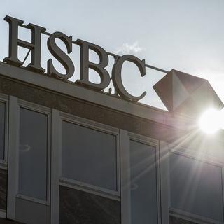 La banque HSBC écope de la sanction la plus lourde. [Keystone/Gian Ehrenzeller.]