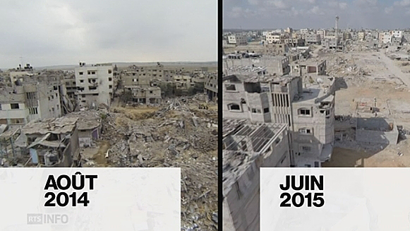 La reconstruction dans la bande de Gaza est au point mort. [RTS]