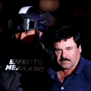 Joaquin Guzman, alias El Chapo, lors de son arrestation en janvier 2016. [Reuters - Edgard Garrido]