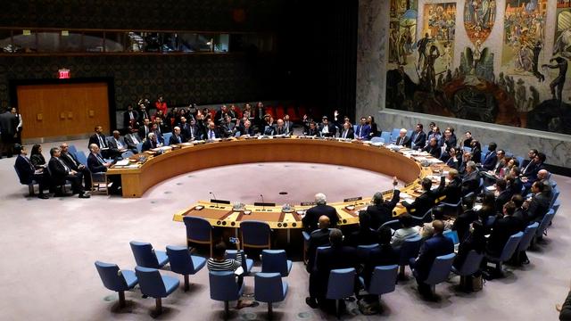 Réunion du Conseil de sécurité sur la Syrie aux Nations Unies , à New York, le 8 octobre 2016. [Reuters - Eduardo Munoz]