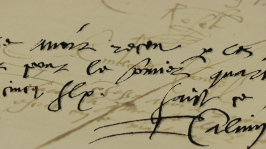 Jean Calvin était payé 500 florins par an par Genève en tant que ministre de la parole de Dieu [RTS - Capture d'écran]