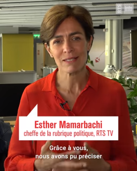 Esther Mamarbachi. [RTS]