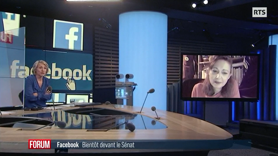 Facebook bientôt devant le sénat après des révélations accablantes: interview de Laurence Allard (vidéo). [RTS]