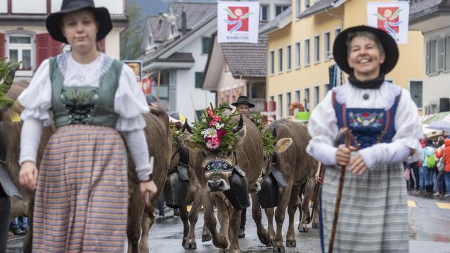 La place des femmes dans l'agriculture évolue, selon une étude [KEYSTONE - URS FLUEELER]