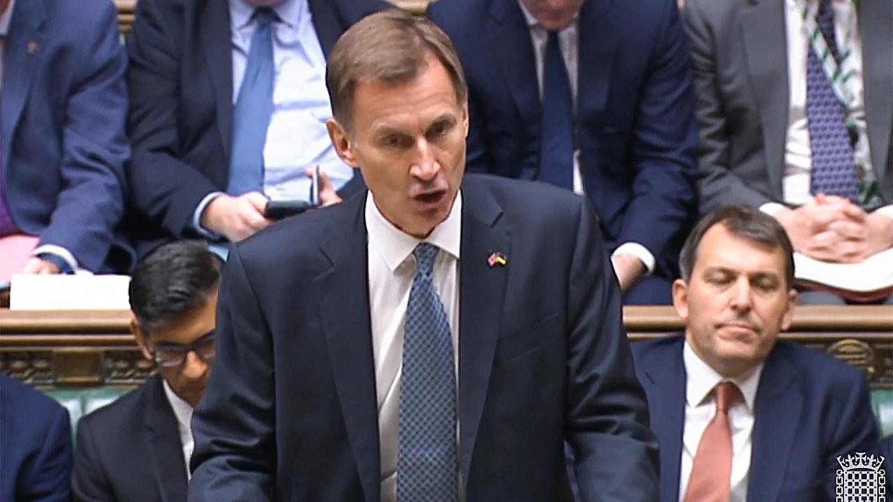 Le ministre des Finances britannique Jeremy Hunt a dévoilé jeudi un budget de rigueur [AFP - PRU]