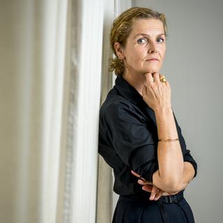 L'écrivaine valaisanne Sarah Jollien-Fardel. [Keystone - Jean-Christophe Bott]