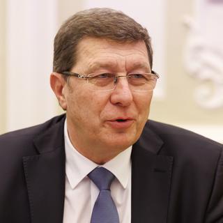 Mauro Poggia, président du Conseil d'Etat genevois. [Keystone - Salvatore Di Nolfi]