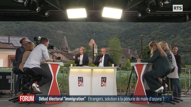 Le débat de Forum à Aigle sur l'immigration. [RTS]