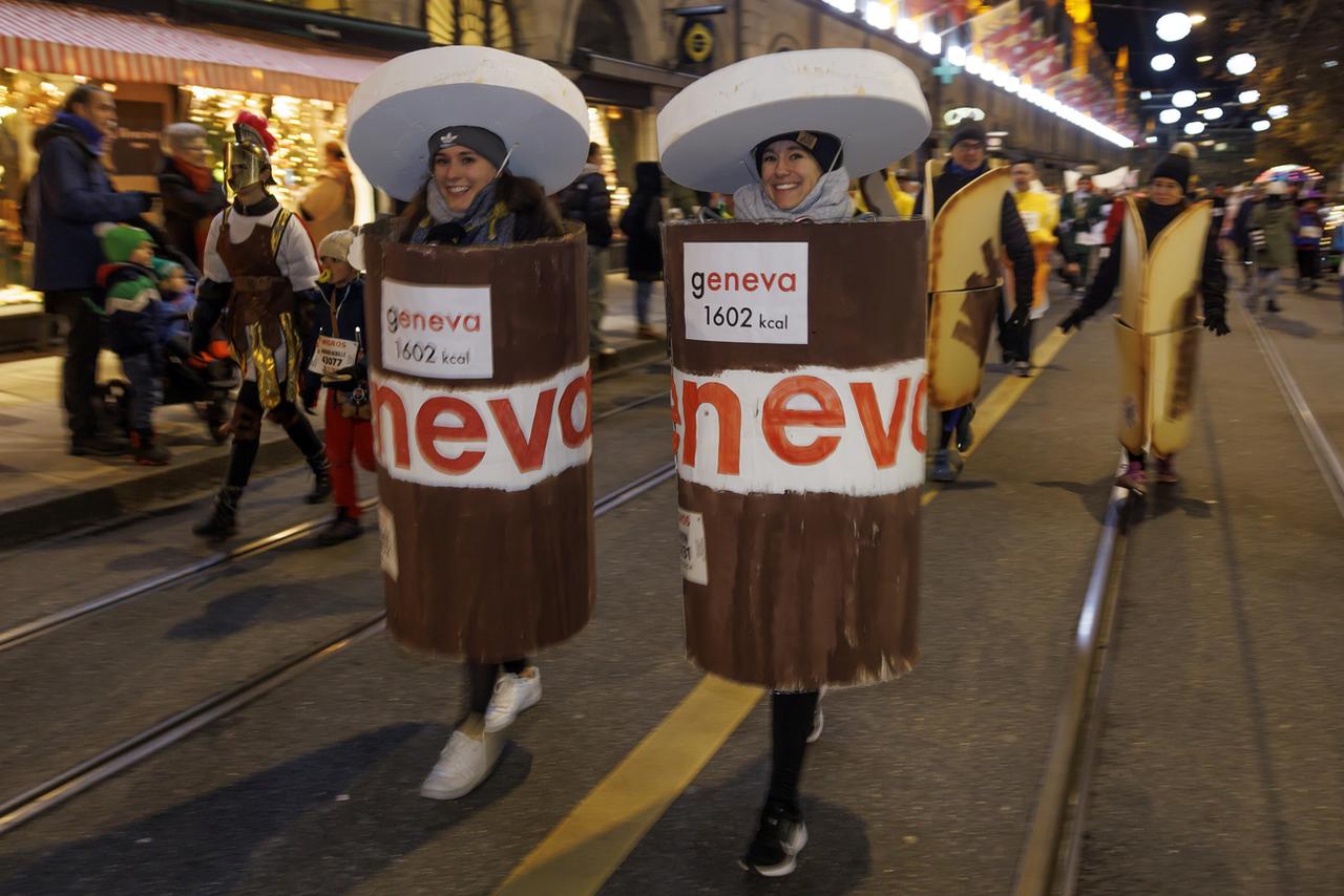 La pâte à tartiner "geneva" contient toutes les calories nécessaires pour tenir l'effort jusqu'en bout de course. [Keystone - Salvatore Di Nolfi]