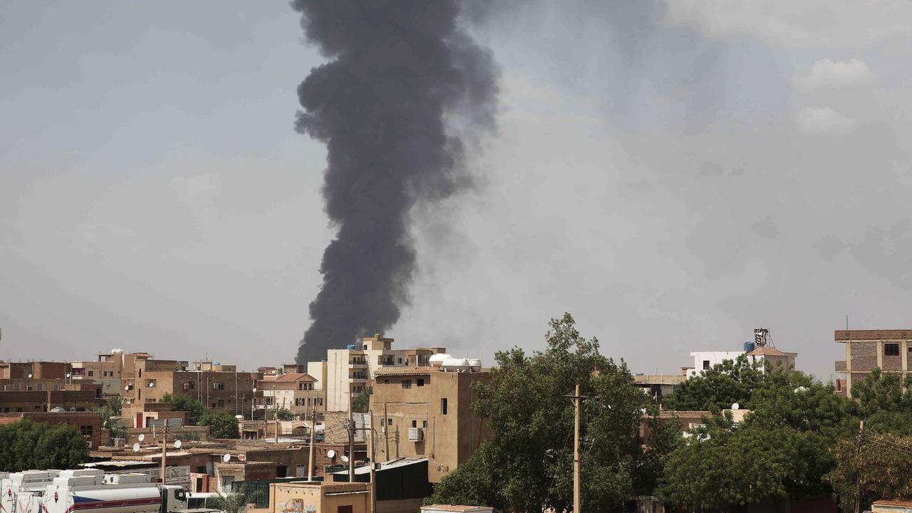 A Khartoum, au moins 40 civils ont été tués dans le bombardement d'un marché. [Keystone - File]