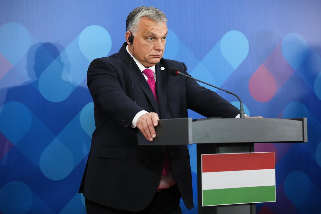 Le Premier ministre hongrois Viktor Orban est au pouvoir depuis 2010. [Keystone - Leszek Szymanski]